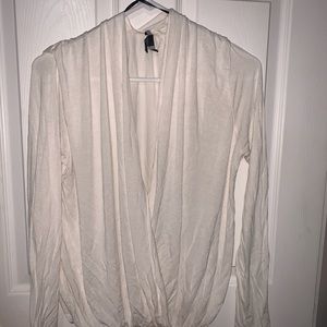 Forever21 White Blouse Top